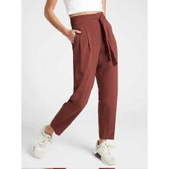 Athleta Skyline Pant II Cognac Brown Womens Size 0 - Picture 3 of 10